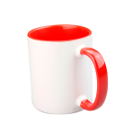 Taza Con Fondo Rojo 325 ML