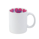 Taza Con Sticker Interior Corazón 325ML