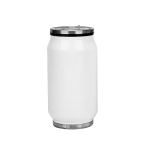 Lata de Acero inoxidable Blanca 280ML