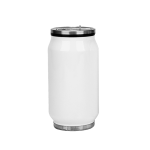 Lata de Acero inoxidable Blanca 280ML