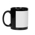 Taza Negra con Parche 325 ML