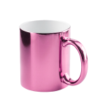 Taza plateada rosado 325 ML