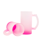 Taza Fondo Color Rosado 473ML