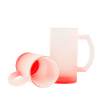 Taza Fondo Color Rojo 473ML