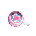 Taza Con Sticker Interior Corazón 325ML - Imagen 4