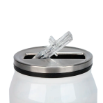 Lata de Acero inoxidable Blanca 280ML - Imagen 4